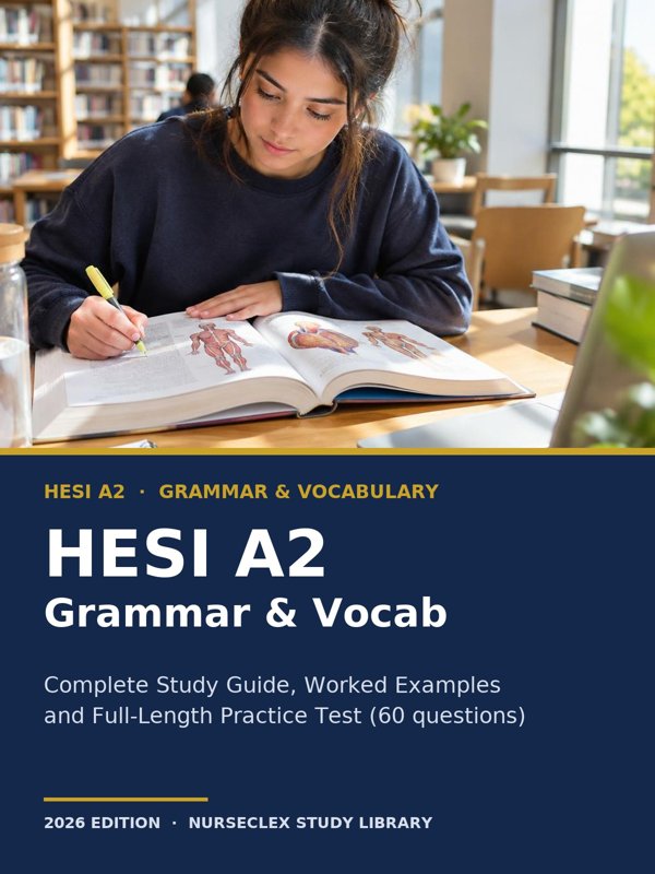 hesi a2 grammar vocabulary cover