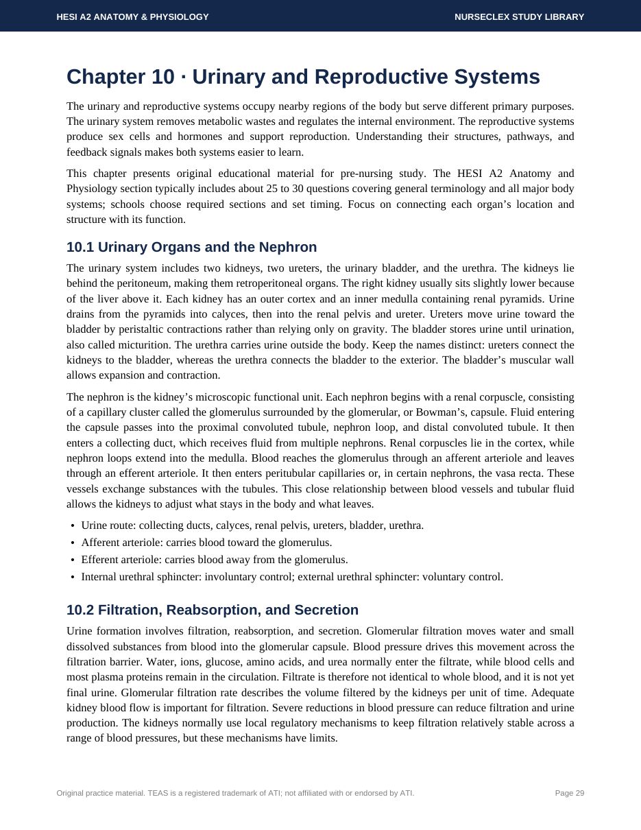 HESI A2 Anatomy and Physiology: Complete Study Guide and Practice - Page 29