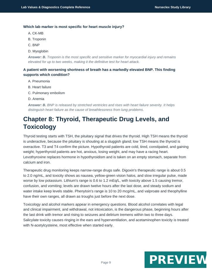 Lab Values & Diagnostics Complete Reference - Page 9