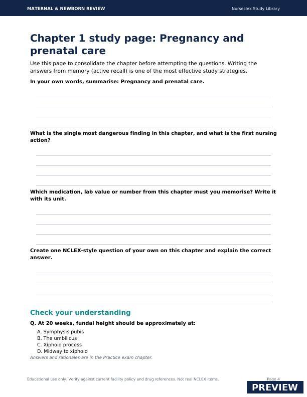 Maternal & Newborn Review - Page 4