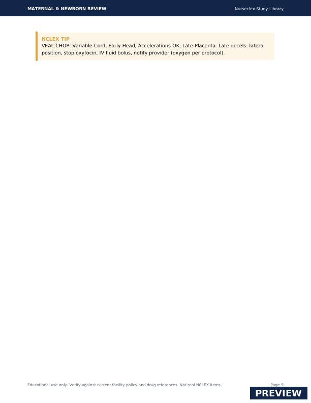 Maternal & Newborn Review - Page 9
