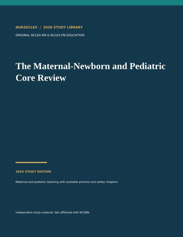 The Maternal-Newborn & Pediatric Core Review - Cover