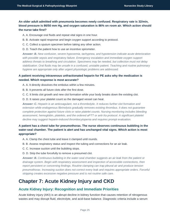 The Medical-Surgical & Pathophysiology Blueprint - Page 25